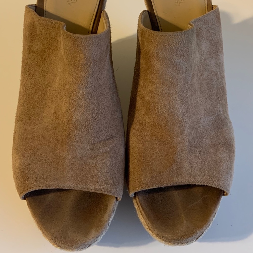 Michael Kors Hastings Mule Khaki Suede Size 10